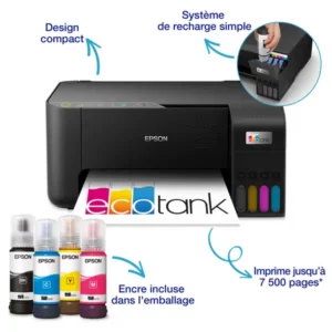 EPSON EcoTank ET-2860 Neuf - Imprimante Multifonctions à Réservoirs
